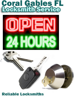 24 Hour Emergency Locksmith Servce Coral Gables FL